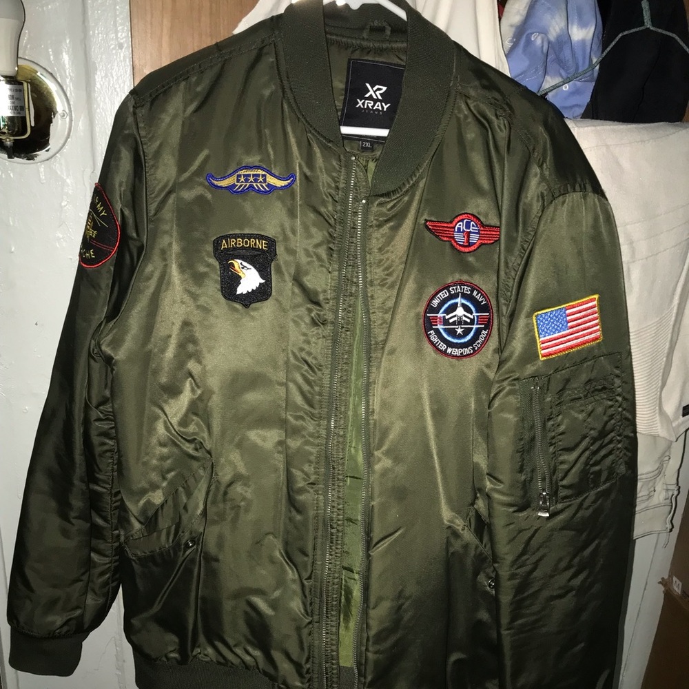 Flight jacket army green